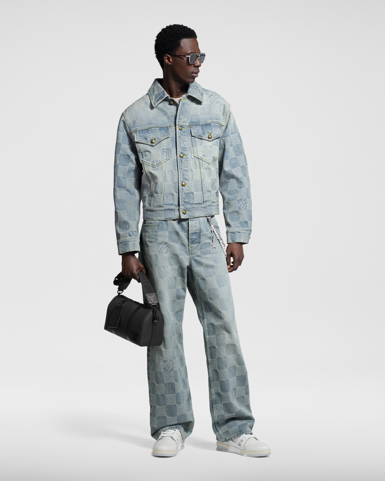 Damier Classic Denim Jacket - Ready-to-Wear 1AHCPG | LOUIS VUITTON